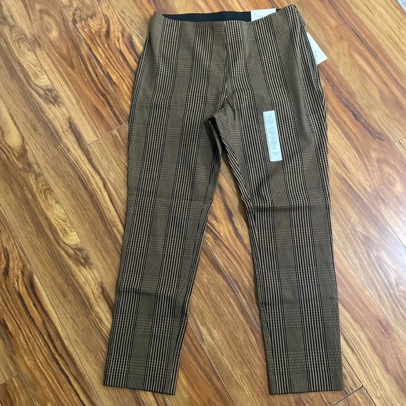 a new day Pants - A new day black & gold checked pants, size 8R, NWT.